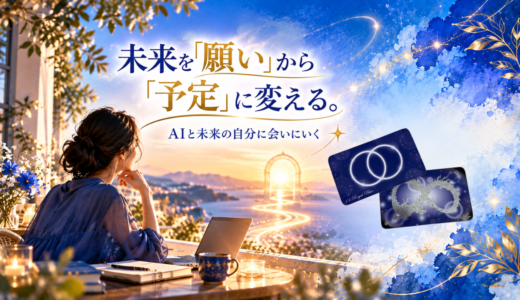 未来を「願い」から「予定」に変える。AIと未来の自分に会いにいったら、「今の私」が見えてきた